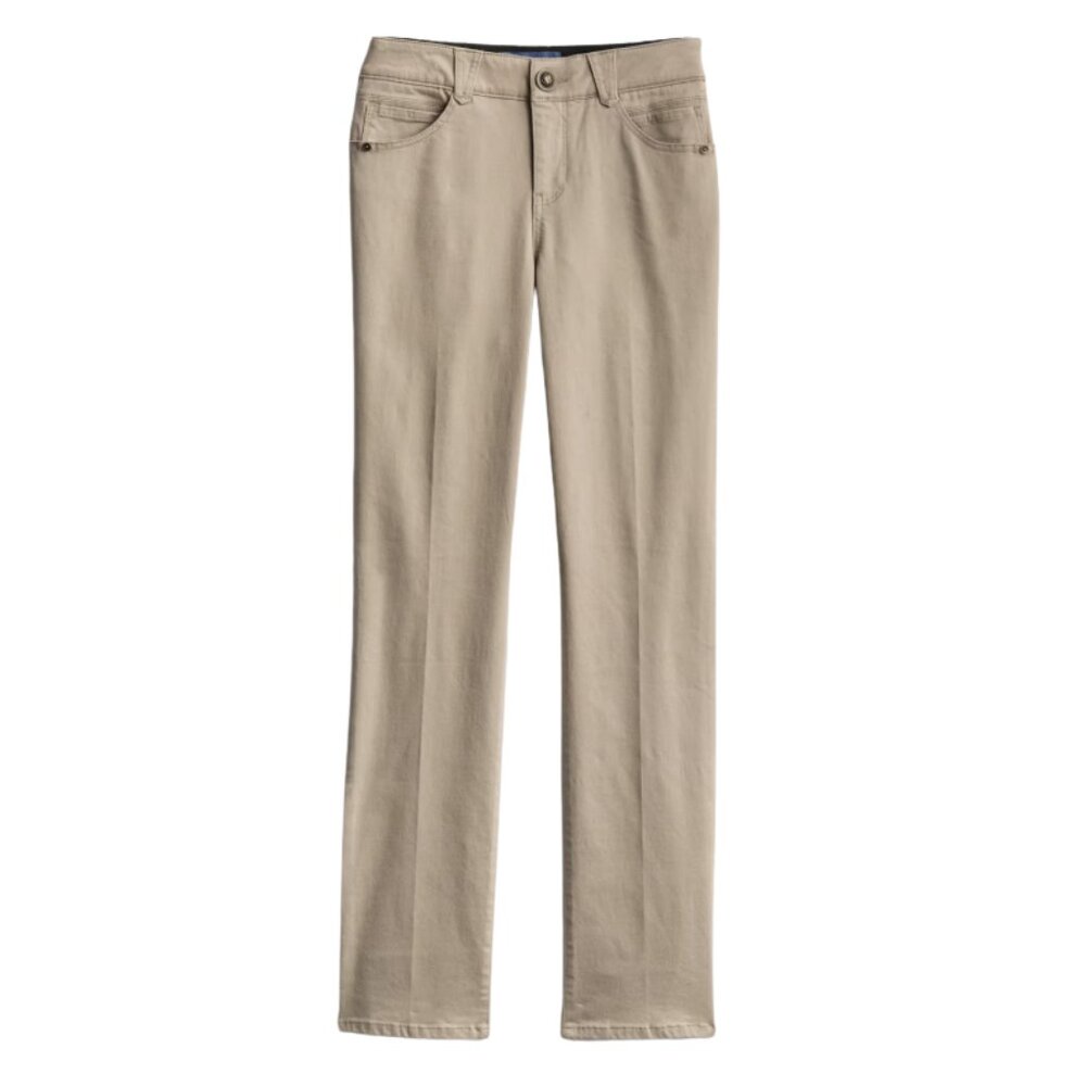 Democracy Natalie Ab Solution Straight Leg Colored Jean Khaki 14P